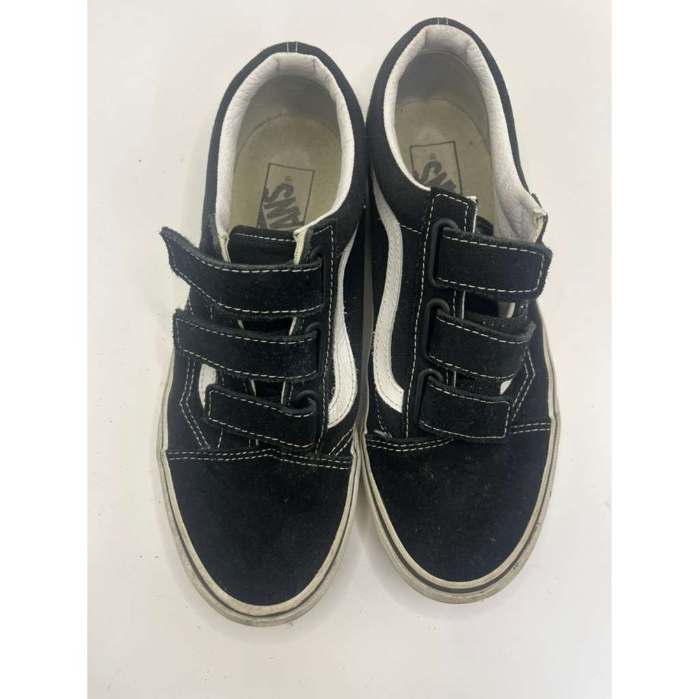Vans Old Skool V Mens 7 Womens 8.5 Black White Skate Shoes